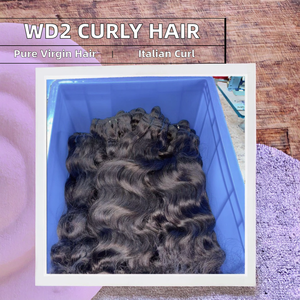 Extensiones de Cabello Humano Remy Virgen Sin Procesar de Fábrica del Sur de la India, Cabello de un Solo Donante, Ecológico y de Lujo - Product Image 4