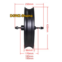 Kit de conversion de vélo électrique à pneus gras 20 pouces 48V 52V 750W 1000W 20x4.0 avec moteur à moyeu à engrenages étanche