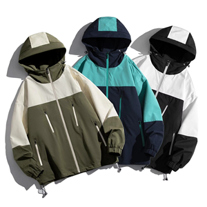 Fashionable <b>Water</b> <b>Proof</b> Custom Label Zip up Jacket With Hood Men Sports Jacket Waterproof Jacket Unisex - Product Image 3