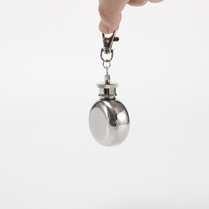 Mini flacon à liqueur de poche en acier inoxydable 304 de 1 oz, porte-clés, conteneur d'<span class=keywords><strong>alcool</strong></span> portable - Product Image 5