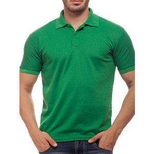 Business Casual Top Anti Pilling Premium Men poly cotton <b>polo</b> t shirt Breathable CVC Fabric Short Sleeve Workwear - Product Image 2