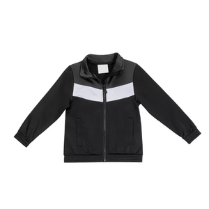 High Quality Custom Kids Track Suit Casual Polyester/Cotton Sports Sweatsuit for <b>Boys</b> Solid Style Canvas Team OEM Service - Product Image 2