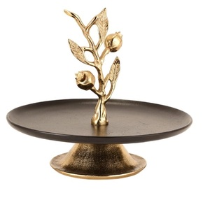 Décoration de centre de table pour mariage et cuisine, finition émaillée, décorations de table à desserts, support à gâteau décoratif en bois d'acacia - Product Image 4