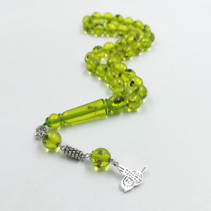 Tasbih Islámico de Resina con Aventurina Melocotón, Hecho a Mano, Calidad Premium, Cuentas de Oración para Decoración del Hogar, Precio para Musulmanes - Product Image 5