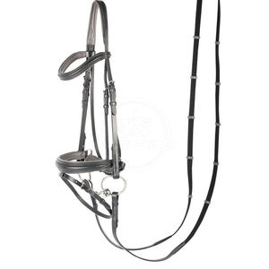 Brida para Caballo Hashmi Sons de Alta Calidad, Transpirable, Fácil de Usar, de Cuero Suave, con Logotipo y Tamaño Personalizados, Producto de Alta Demanda - Product Image 1