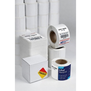 Wholesale 4x6 Fanfold Thermal <b>Packaging</b> <b>Labels</b> 4000 Per Stack with Strong Adhesive Perforation Direct Thermal Shipping <b>Labels</b> - Product Image 6