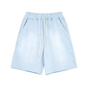 Pantalones Cortos de Algodón Vintage de Alta Calidad para Hombre, Personalizados, Deportivos, Lavado Ácido, Transpirables, Nuevos Estilos, Venta Caliente, Suministro al por Mayor - Product Image 1