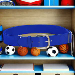 Adjustable <b>Elastic</b> Baseball & Softball Training <b>Belt</b> with Alloy Buckle and Sturdy Leather Accents for Athletes - Product Image 4