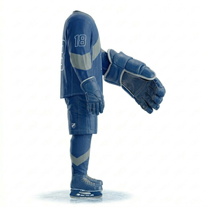 Uniformes de Hockey sobre Hielo Personalizados para Adultos, Venta al por Mayor, Ropa de Equipo con Logotipo Personalizado, Tejido Transpirable de Secado Rápido, Proveedor OEM - Product Image 2