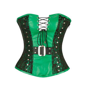 Dernier style, corset en cuir uni pour femme, vente en gros, corset en cuir personnalisé pour femme - Product Image 1