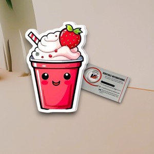 แผ่นต่อขนตาอะคริลิคแม่เหล็กแบบสี่เหลี่ยมลายผีเสื้อไอศกรีมสตรอว์เบอร์รีขายดี รับผลิตแบรนด์ส่วนตัว - Product Image 2