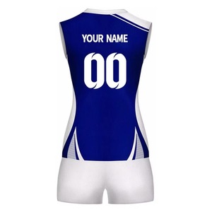 Conjunto de Uniforme de Voleibol para Mujer, Jersey sin Mangas Transpirable, Servicio OEM, Secado Rápido, Ropa Deportiva con Nombre y Número Personalizados - Product Image 3
