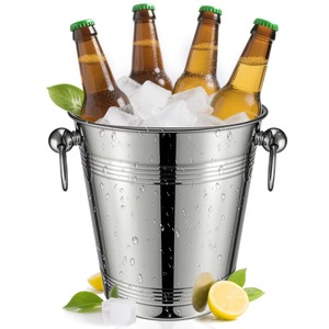 ถังน้ำแข็งโลหะแบบขายส่ง ปรับแต่งโลโก้ได้ เหมาะสำหรับใช้เป็นของขวัญส่งเสริมการขายและของขวัญองค์กร - Product Image 1