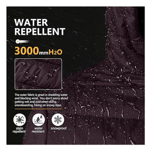 Chaqueta Acolchada Ligera y Plegable con Capucha, Chaqueta de Invierno Acolchada, Abrigo Cálido y Aislante para Clima Frío, Informal, para Exteriores - Product Image 5