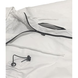 Conjunto Deportivo Informal Unisex para Exteriores, Chaqueta Cortavientos Personalizada de Nailon, Diseño 2 en 1, Secado Rápido, Ligero, con Capucha, para Verano - Product Image 2