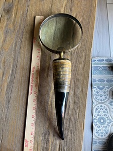 Nouvelle loupe à manche en corne de buffle, écologique, faite à la main, pour une lecture de précision et un style vintage classique, de haute qualité - Product Image 6