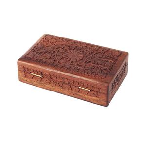 Caja organizadora de joyas de madera más vendida con cerradura y espejo, estuche de almacenamiento de varias capas para accesorios de mujer disponible para la venta - Product Image 1