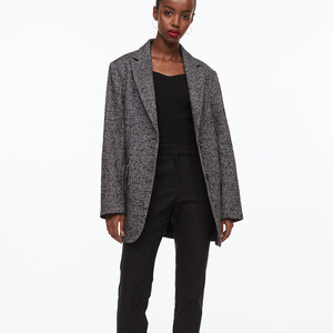 Pantalon décontracté pour femme, coupe bootcut, taille mi-haute, en coton écologique, longueur genou, élégant, pour le bureau, hiver - Product Image 3