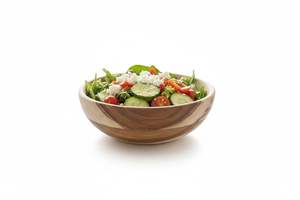 2026 Bol à salade en bois, bol de service pour salade de fruits, bol en bois - Product Image 4