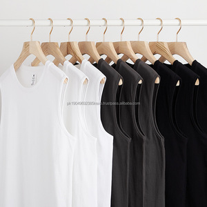 Débardeur sans manches en coton 100% 240 g/m² avec logo personnalisé, débardeur de sport, t-shirt pour homme - Product Image 1