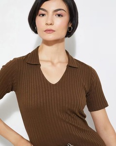 ผู้ผลิตชุดเดรสทรงเข้ารูปแขนสั้นแบบมีริบบิ้น ชุดมินิเดรสถักนิตติ้ง รับสกรีนโลโก้ตามสั่ง - Product Image 3