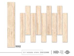 กระเบื้องพอร์ซเลนแบบแผ่นขนาด 20x120 ซม. ออกแบบมาเพื่อรองรับทิศทางพื้นที่ยาว พร้อมพื้นผิวที่สมดุลและโครงสร้างภายในที่มั่นคง - Product Image 1