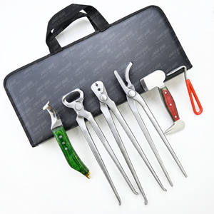 Venta al por mayor Kit de herramientas de herrador para el cuidado de las pezuñas de los caballos 13 "Cocodrilo Hoof Clincher Drop-Forged Nipper Easy Hoof Picker Clench Cutter - Product Image 1