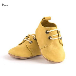 RELEVO INDUSTRIES Zapatos de Bebé de Cuero de Alta Calidad, Suela de Gamuza Suave, Cordones, Ligeros, Cómodos, Unisex, Primeros Pasos - Product Image 4