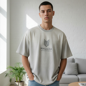 Camiseta Oversize de Algodón Pesado para Hombre, Estilo Urbano, con Hombros Caídos, Lisa, para Estampado Personalizado, Venta al por Mayor - Product Image 6