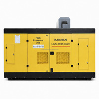 Compresseur d'air mobile à vis diesel KAISHAN LGZJ-35/25-38/20, 35-38m/min, moteur diesel Yuchai, commande PLC, refroidissement par air