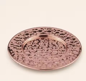 Traditional Copper <b>Coaster</b> <b>Set</b> Elegant Beverage Mats for Wedding Banquet Restaurant Hotel Bar Dining Table Decor - Product Image 1