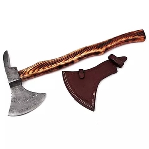 Hache à manche en bois pour fendre du bois de chauffage, hache en acier forgé, outil de bricolage - Product Image 4