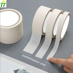 Masking Tape High Quality Various Colors Fast Production Large-Volume Manufacturing Car Home Painting Rice <b>Paper</b> Rubber - Product Image 1