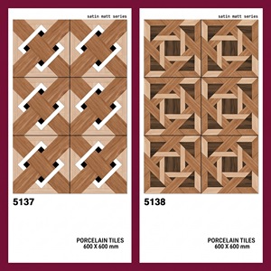 Carreaux de sol en porcelaine mate effet pierre naturelle 600x600mm 20mm Couleur 5137 Design moderne pour usage résidentiel et commercial Villa - Product Image 2
