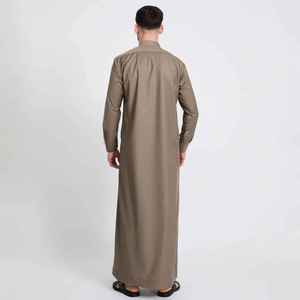 Classic <b>Men</b> Jubba Traditional Arabic <b>Thobe</b> Long Sleeve Muslim Clothing Wholesale Manufacturer <b>Men</b> Jubba - Product Image 6