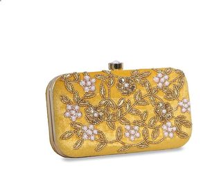 Bolso de Mano de Noche con Bordado a Bajo Precio, con Patrón Étnico Decorativo para Bodas y Festivales - Product Image 1