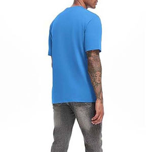 Camiseta de Manga Corta para Hombre, Cuello Redondo, Algodón de Primera Calidad, Corte Regular, Ecológica, Transpirable, Estilo Urbano - Product Image 2