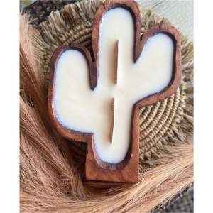 Vela de cera de lujo en forma de corazón en recipiente de madera |   Vela Aromática de Soya con 3 Mechas |   Regalo Romántico para Boda |   Decoración para el Hogar Hecha a Mano - Product Image 4