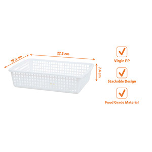 <b>Large</b> Capacity <b>Storage</b> <b>Basket</b> For Pantry Organization And Household Essentials Management - Product Image 1