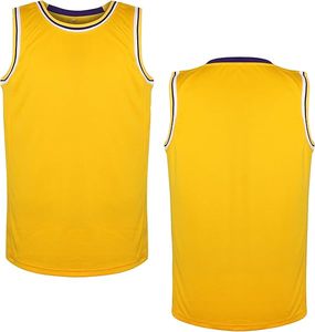 American <b>Flag</b> Embroidered Black Sleeveless Mesh Sports Jersey Yellow Trim Polyester Athletic for Top Lightweight Design for Men - Product Image 5