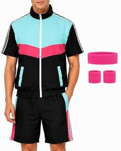 Conjuntos de Chaquetas Cortavientos Acolchadas Impermeables 100% Nailon con Bloques de Color y Estampado por Sublimación para Ropa Urbana - Product Image 3