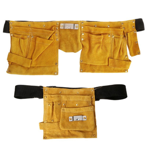 Cow Split Leather Waist Tool Bag with Pocket - Product Image 5