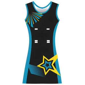 Robe moulante sans manches pour femme, imprimée par sublimation, avec motif étoile géométrique, col rond, en tricot extensible - Product Image 1
