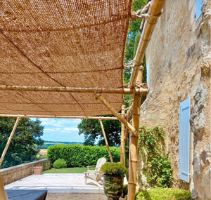 Eco2go Vietnam Eco-Friendly Woven Coconut Fiber Canopy | Natural Aesthetic <b>Sun</b> Protection Net Manual Balcony <b>Shade</b> Sail - Product Image 6