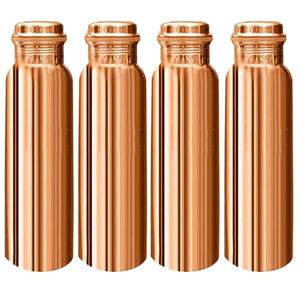 Botella de Agua Deportiva Clásica ALTAMASH CRAFT, Fabricada en Cobre de Alta Calidad con Acabado Martillado, Ecológica, Ideal para Camping y Ayurveda - Product Image 1