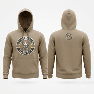 Sudadera con Capucha para Hombre, Estilo Barbería, Premium, 350 GSM, Algodón y Poliéster, Felpa, Logotipo Personalizado, Sudadera Negra, Ropa Urbana - Product Image 4