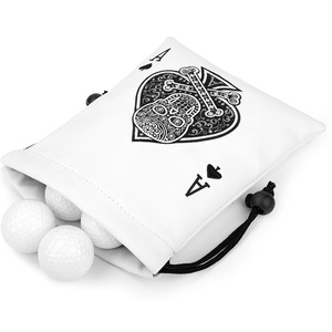 Organisateur de balles de golf en cuir de haute qualité, offrant un rangement pratique et un aspect luxueux, en vente à un prix abordable. - Product Image 3