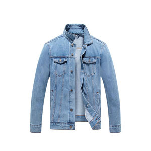 Veste en jean pour homme, tendance, décontractée, en denim de coton de qualité supérieure, boutonnée sur le devant, confortable, manches longues, durable, veste de mode - Product Image 5