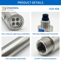 Analyseur de spectrométrie d'eau tout-en-un sans réactif Capteur RS485 Modbus Protection IP68 Acier inoxydable 316L pour COD TOC TN