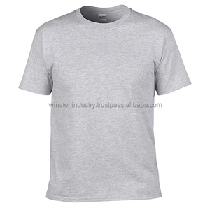 Venta al por mayor personalizado su logotipo de marca 100% algodón/bambú/fibra en blanco hombres sublimación camiseta lisa Casual hombres camisetas - Product Image 1